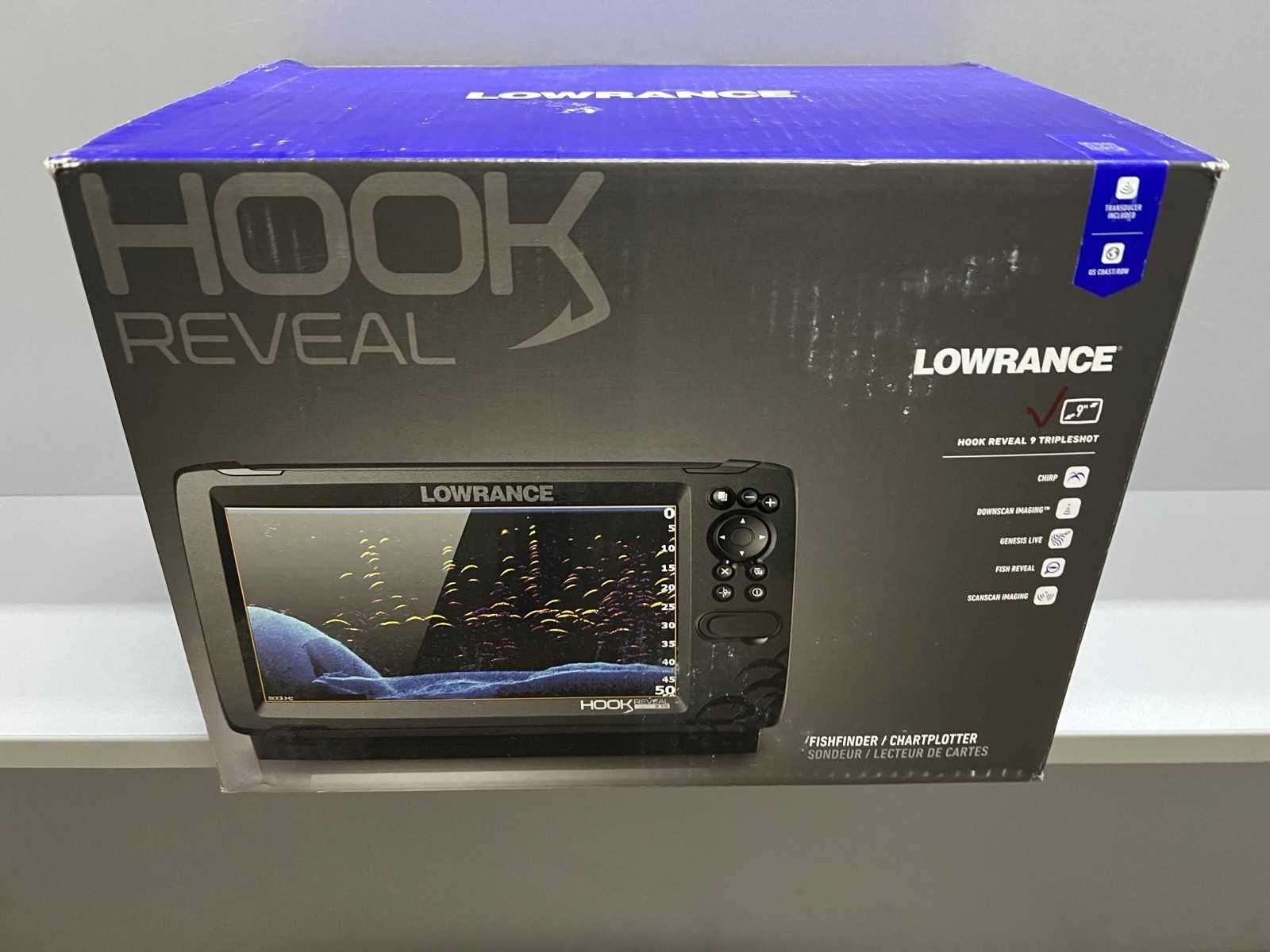 Отзывы и характеристики эхолота Lowrance Hook Reveal 9 TripleShot