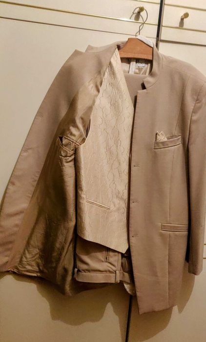 Garnitur écru piękny, elegancki, ślubny