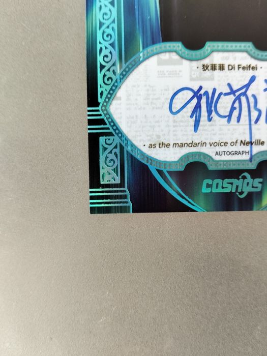 Carta Harry Potter Cosmos- Neville Auto /45