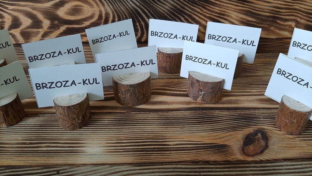 Podstawk pod winietki rustykalne wesela, bankiety Boho