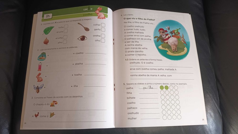 Caderno de Consolidação de leitura e escrita