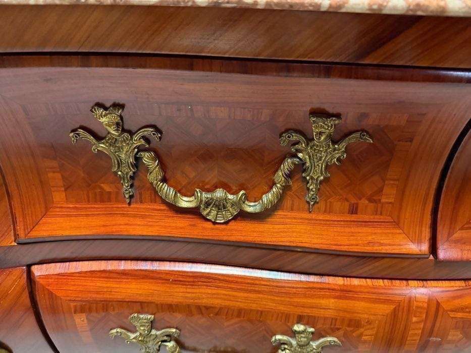 Włoska oryginalna intarsjowana komoda