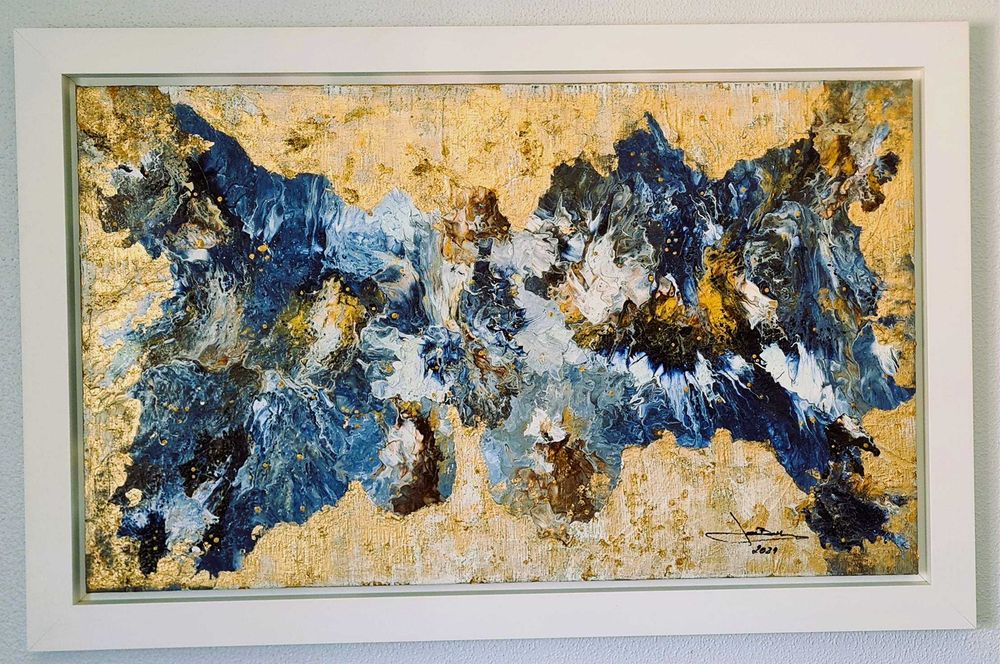 Pintura Abstrata Original – José Barbosa (Porto) – 100x60 cm