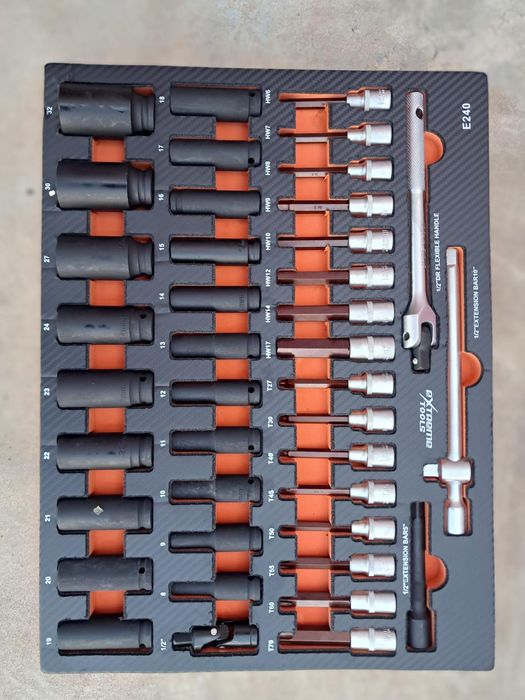 Carrinho kraft Muller 7/7 gavetas cheias de ferramentas