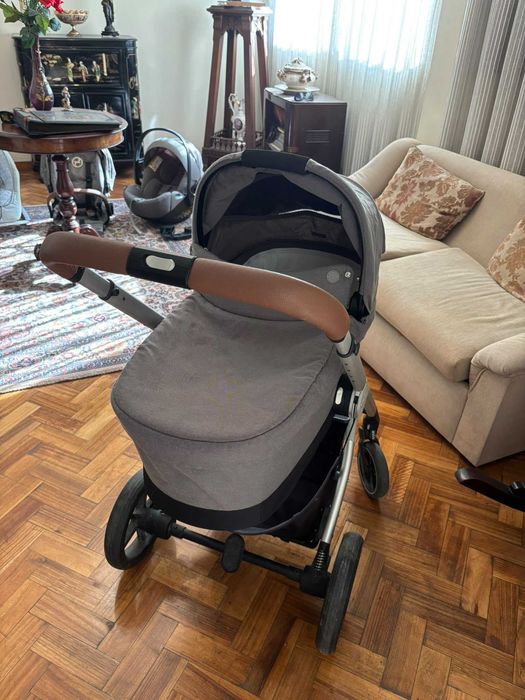 Conjunto Cybex Balios S + alcofa + Cloud T + base ISOFIX Z