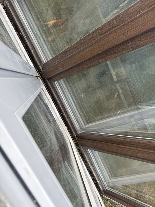 3x okno plastikowe 245x143 dab bagienny RU biale srodek (transport)