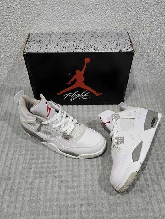 Jordan 4 Retro White Oreo R.38