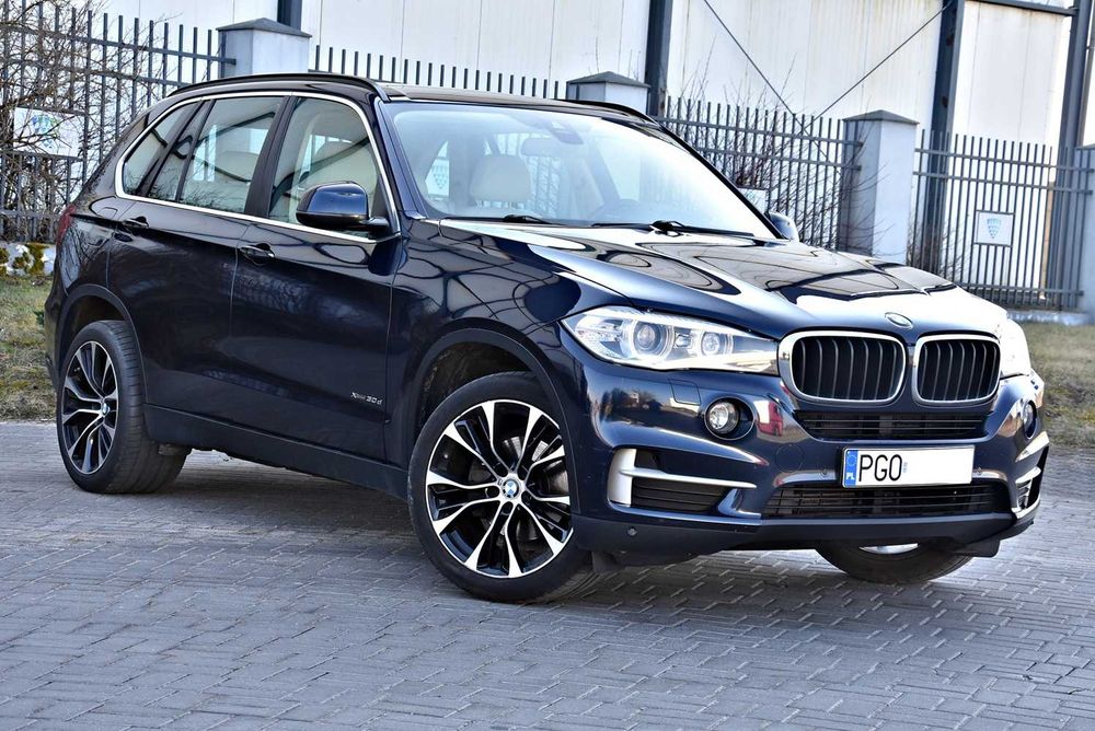 Ładne BMW X5 F15 2015r 3.0D 258KM X-Drive VirtualCocpit Zamiana Polska