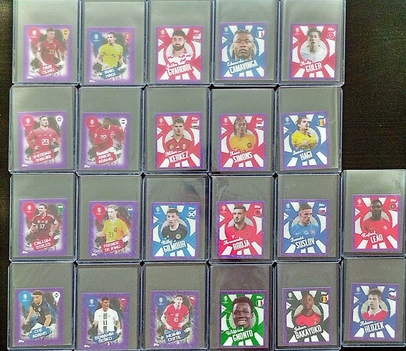 Cromos Paralelos Topps Euro 2024