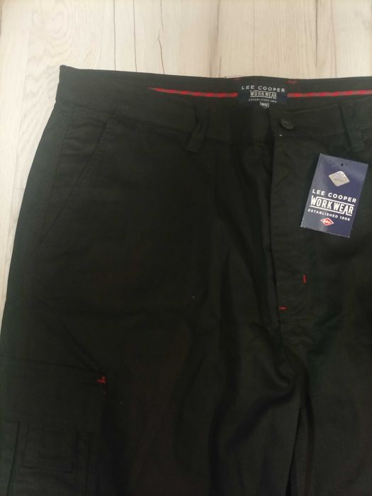 Lee Cooper Workwear Szorty Robocze Cargo Czarne W42