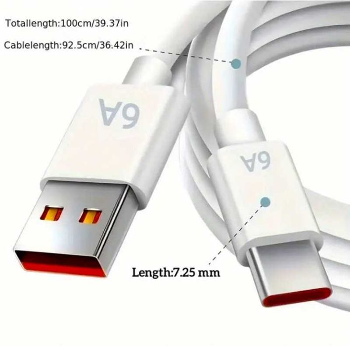 USB Кабель для Зарядки Підтримка Швидкої Зарядки
