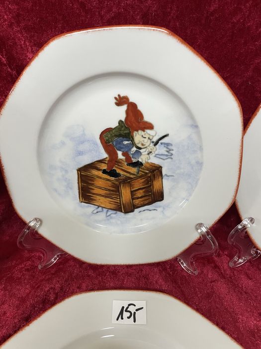 Porcelanowe talerzyki 6 szt