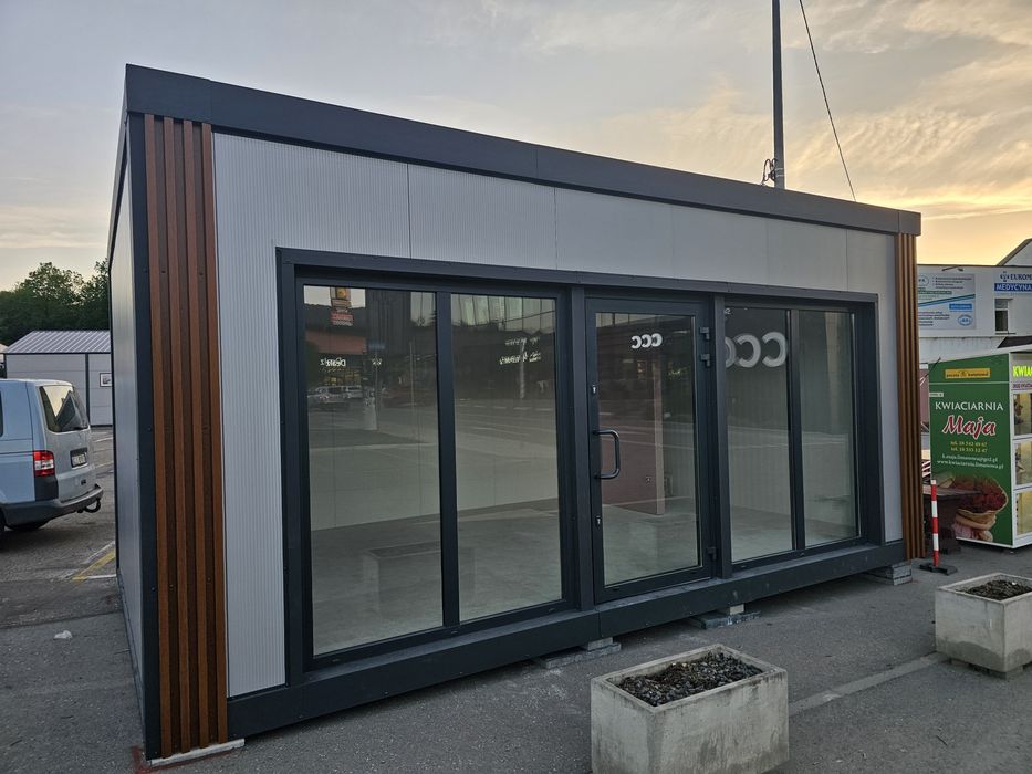 Pawilon handlowy Biuro Kontener