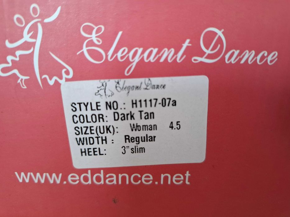 Buty taneczne tańce latynoamerykańskie 4,5 – 23,5 cm zdobione