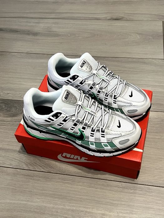 Кросівки Nike P6000 White Green Взуття Найк Кроссовки Топ Постачальник