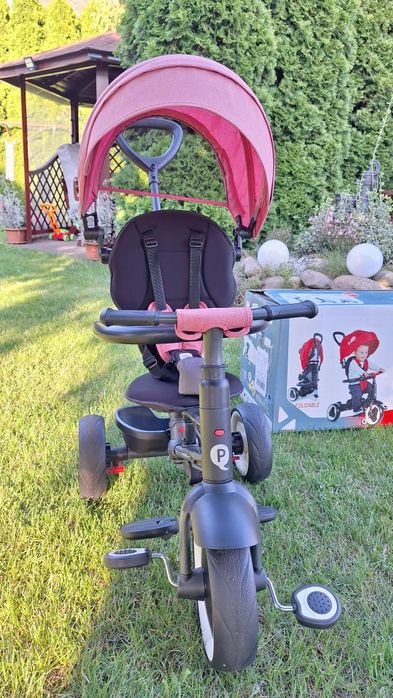 Rowerek trójkołowy RITO QPLAY - różowy