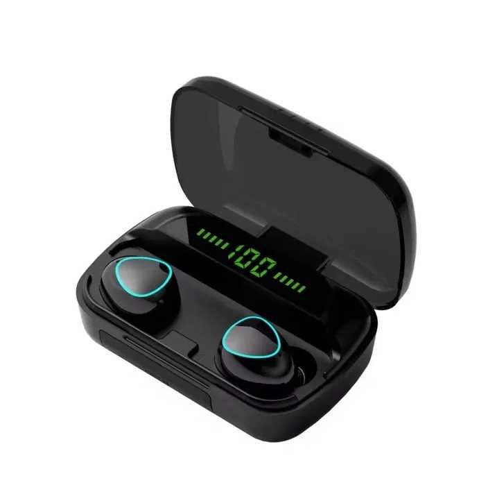 Навушники Bluetooth M10 з LED дисплеєм та зарядним кейсом