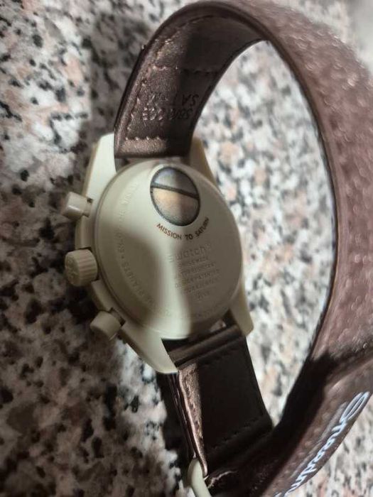 Omega x Swatch Bioceramic Saturn - SO33T100 Limited Edition