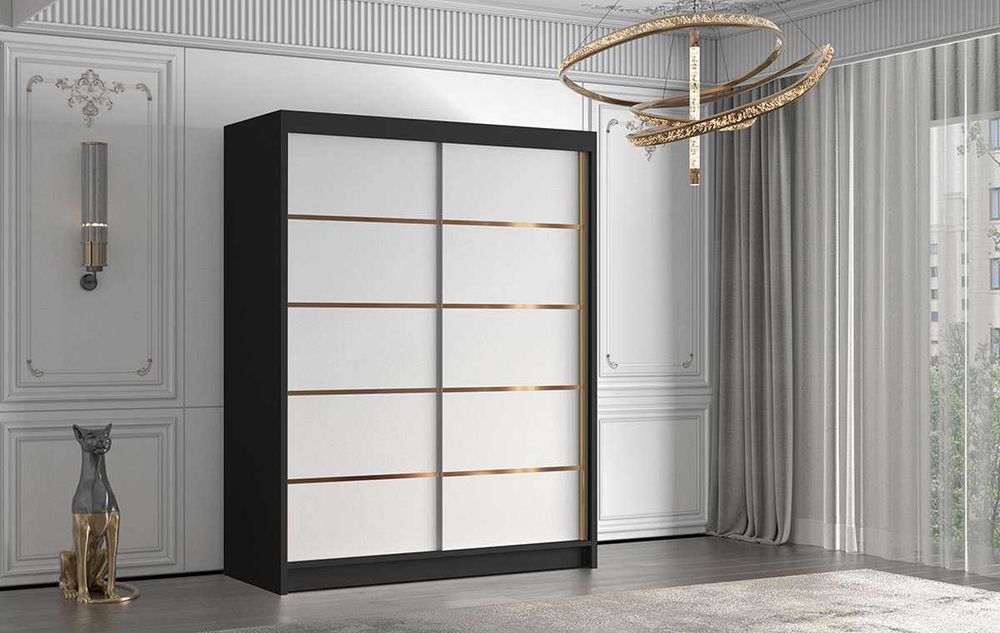 Szafa przesuwna garderoba DELTA 4 150cm 5 kolorów