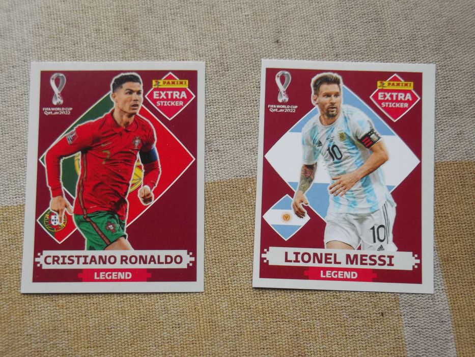 Cromos do Qatar 2022 com Extras