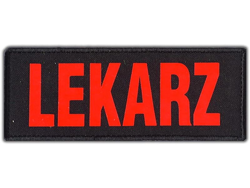 Emblemat funkcyjny FLUO na rzepie 13 x 5 cm