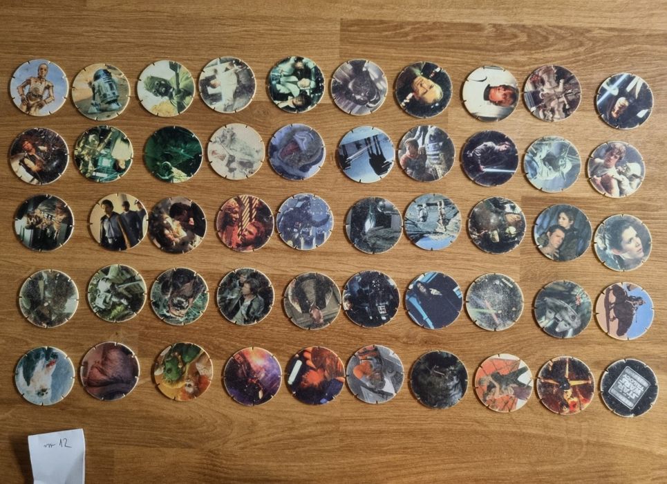 Star Wars kapsle/tazo Lays - pełen komplet 50/50