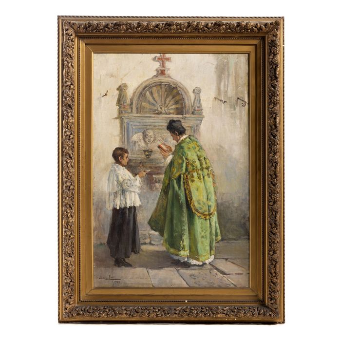 Pintura - Acácio Lino - 1928 (assinada)