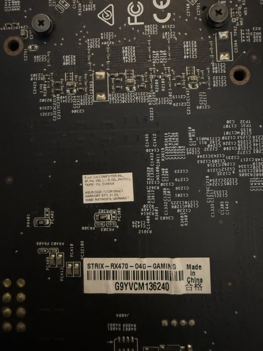 RX470 Asus Rog Strix 4GB