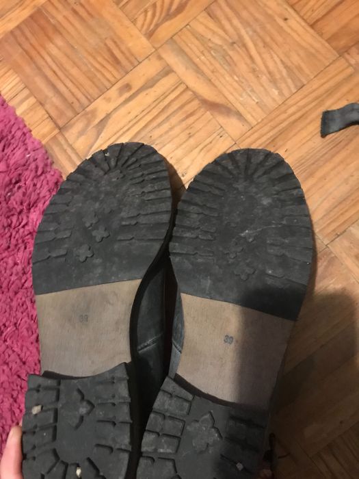 Botas lindas em pele Buenos Aires com padrões numero 39