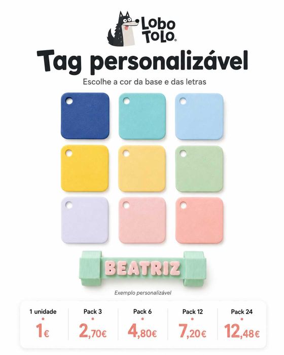 Clip personalizado para caneta com nome | Várias cores