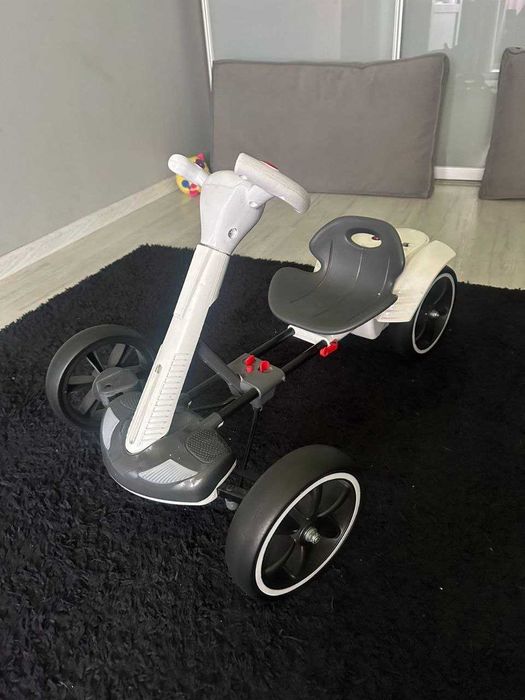 Электромобиль детский складной Go-Kart Белый