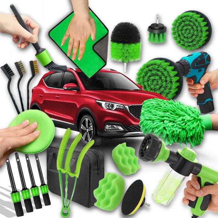 Zestaw do Czyszczenia Samochodu Auta 21 ELEMENTÓW DETAILINGOWY XXL