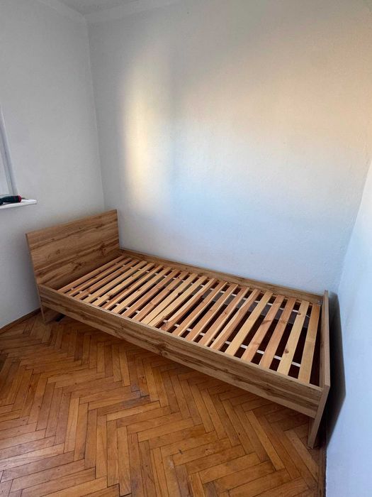 Łóżko jednoosobowe z materacem – SUPER CENA!