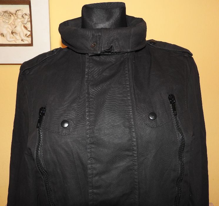 Kurtka jesień/wiosna czarna H&M rozm. 46