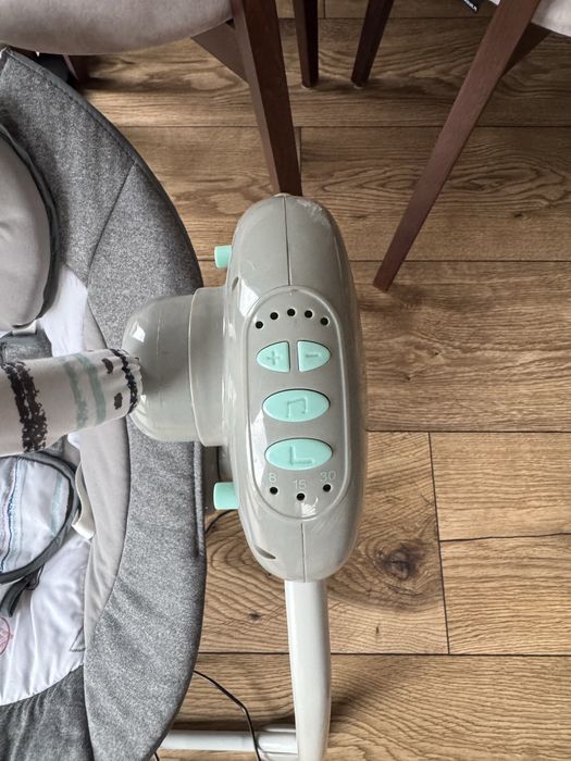 Bujaczek elektryczny Lionelo Ruben szary niebieski