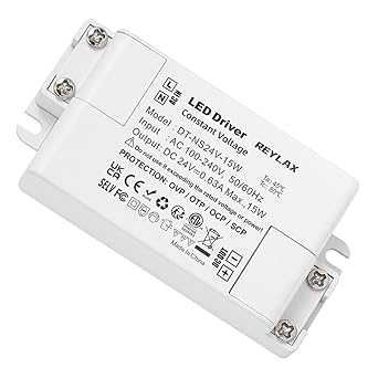 Sterownik LED DC 24 V, 15 W, 630 mA, transformator LED 240 do 24 V