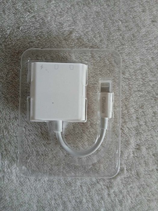 czytnik kart SD do iPhone'a i iPada 3w1