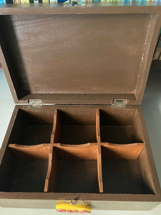 Caixa de Chá em Madeira