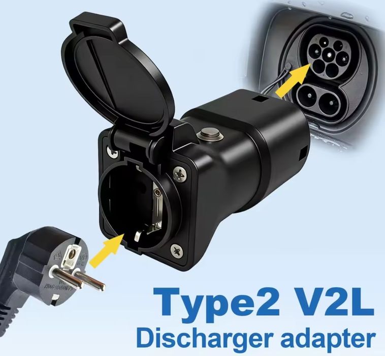 Розрядник v2l Type 2 / Gbt 16A 3.5kw авто з Європи Китаю віідає енергію