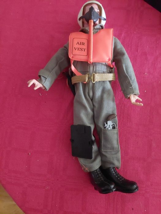 Action man vintage piloto raro