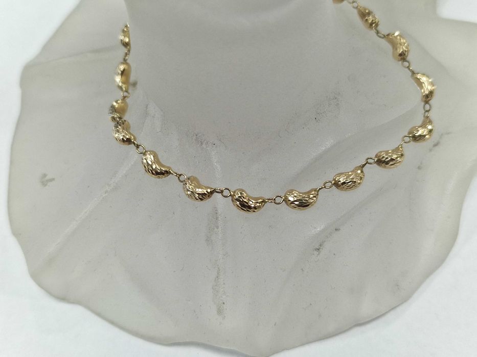 Złota bransoletka damska/ 585/ 3.13 gram/ 19cm/ nowoczesna