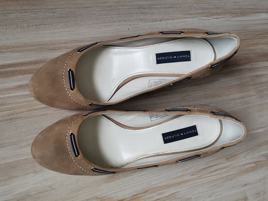 Czółenka Tommy Hilfiger 38 skóra naturalna