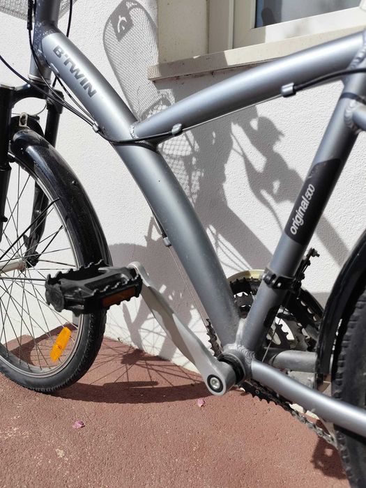 Bicicleta cinzenta de mulher B-TWIN original 500