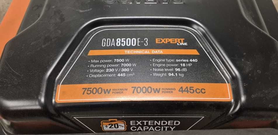 Agregat prądotwórczy DAEWOO GDA 8500E-3 7.5kW 18KM 400V