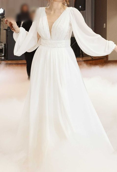 Subtelna suknia ślubna