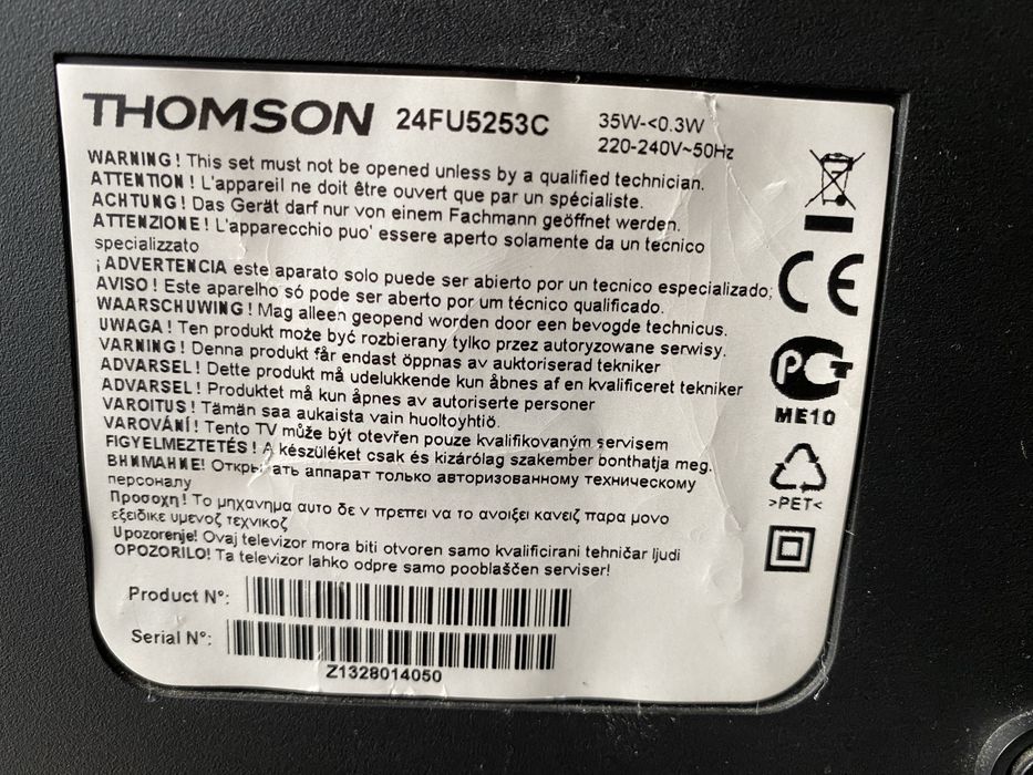 Telewizor Thomson 24cale 100hz