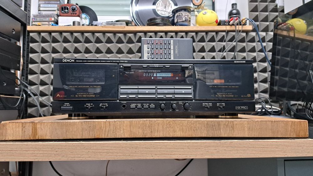 Deck Denon DRW-850 z pilotem po 1.włascicielu