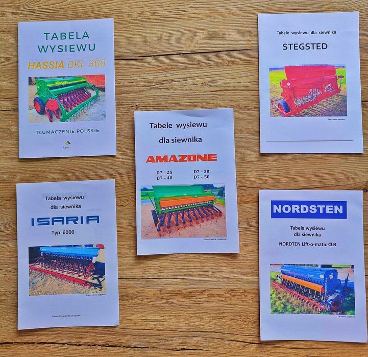 PL Tabela wysiewu Nordsten Instrukcja obsługi siewnika