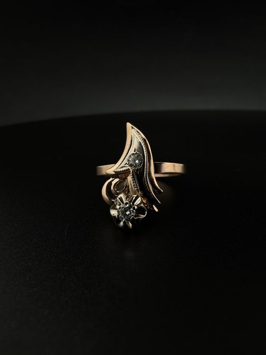 Золота каблучка / Золотое кольцо / Діамант / Бриллиант