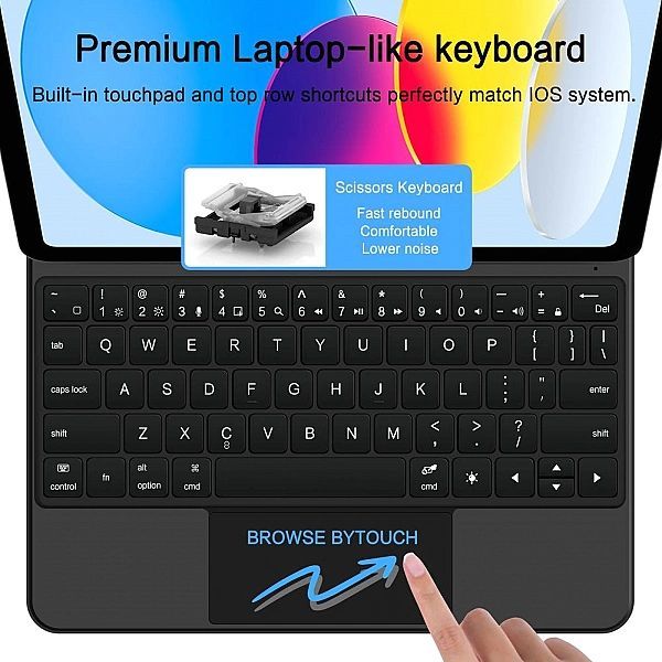 Tech-Protect Smartcase Magnetic + Keyboard Ipad 10.9" 10 / 2022 / 11"